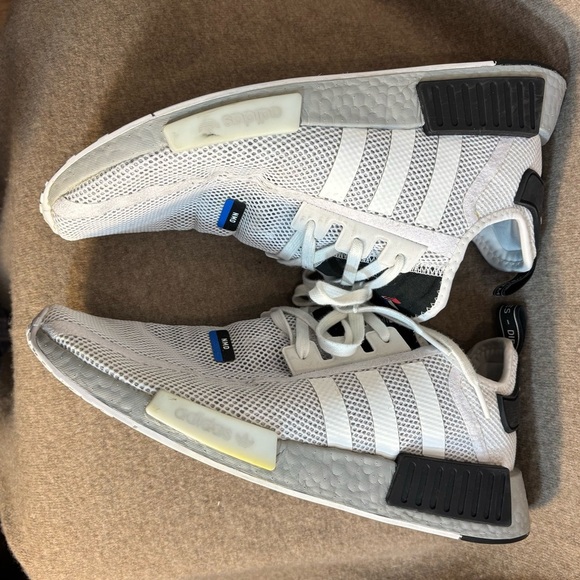 ADIDAS NMD Sz 13 Stretch Knit Upper Boost Midsole Rubber Sole Sneakers - Picture 10 of 14